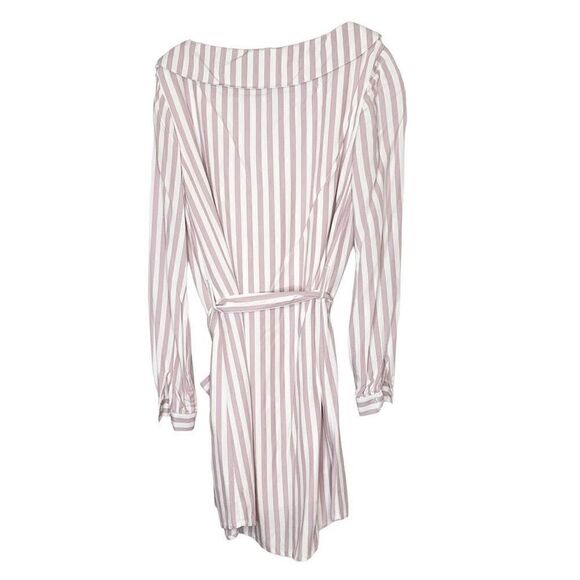 Cupcakes and Cashmere Women's Daylily Yarn Dyed Rayon Stripe Shirt Dress Size XS - Picture 7 of 16